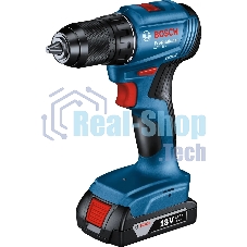 Дрель-шуруповерт Bosch GSB 185-LI, 18 В, 2 Ач, 21 Нм, бесщеточный, ударная
