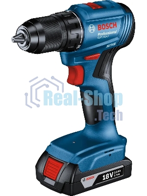 Дрель-шуруповерт Bosch GSB 185-LI, 18 В, 2 Ач, 21 Нм, бесщеточный, ударная