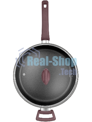 Сотейник Rondell Fest RDA-1526 d=28 см, (с крышкой) черный