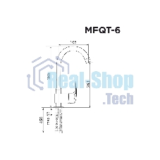 Кухонный смеситель MAUNFELD MFQT-6W кремовый
