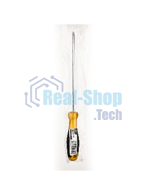 Отвертка шлицевая Deli DL6331501 3х150мм CR-V, Двухкомпонентная ручка. Хромированная