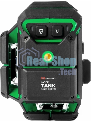 Уровень лазер. Ada LaserTANK 3-360 2кл.лаз. 515нм цв.луч. зеленый 3луч. (А00633)