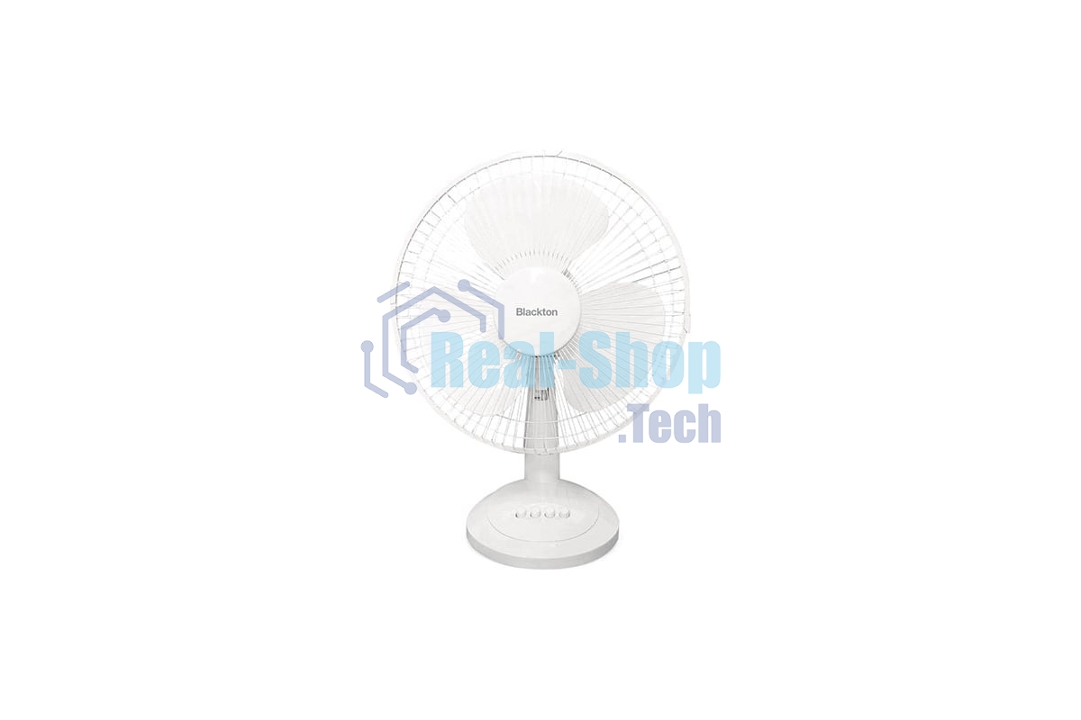 Вентилятор Blackton Bt F1118 белый/серый, настольный, 45 Вт, 3 скорости, 34 см
