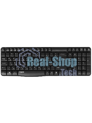 Комплект клавиатура+мышь Rapoo X1800S беспроводной, USB, 1000 DPI, чёрный