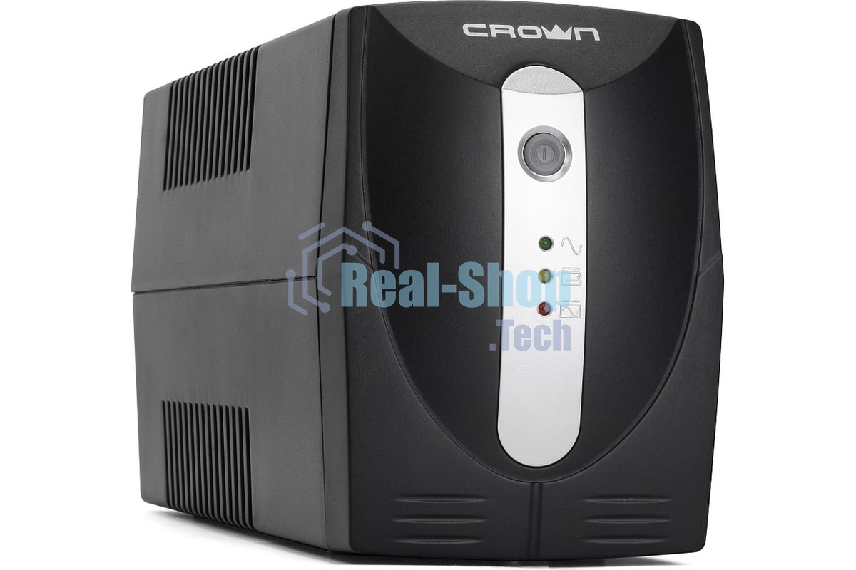 Источник бесперебойного питания Crown CMU-500X / 480 ВА / 240 Вт / Euro + IEC-320
