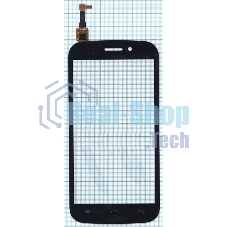 Сенсорное стекло (тачскрин) для Micromax A210 Canvas 4, черное