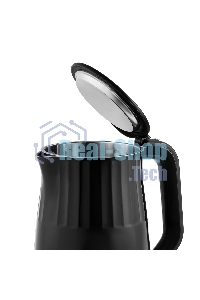 Чайник электрический Galaxy Line GL 0337, черный, пластик, 2200 Вт, 1,7 л