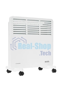 Конвектор Oasis VK-10 белый, 1000 Вт, 15 м2, термостат