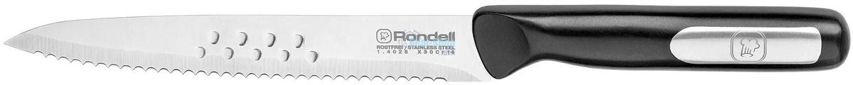 Нож Rondell Bayoneta RD-1572, универсальный, 140 мм, стальной, черный