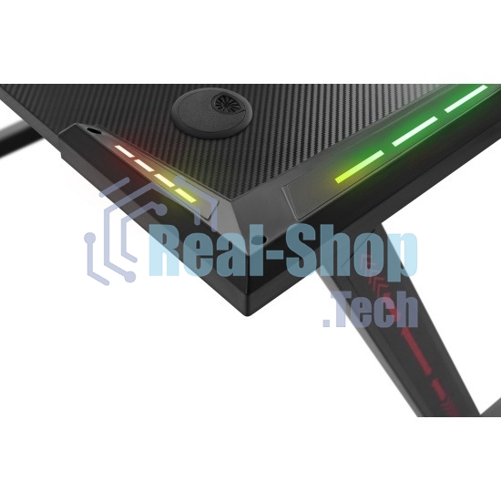 Стол игровой Defender Jupiter RGb, подвес кружки+гарн., черный_5