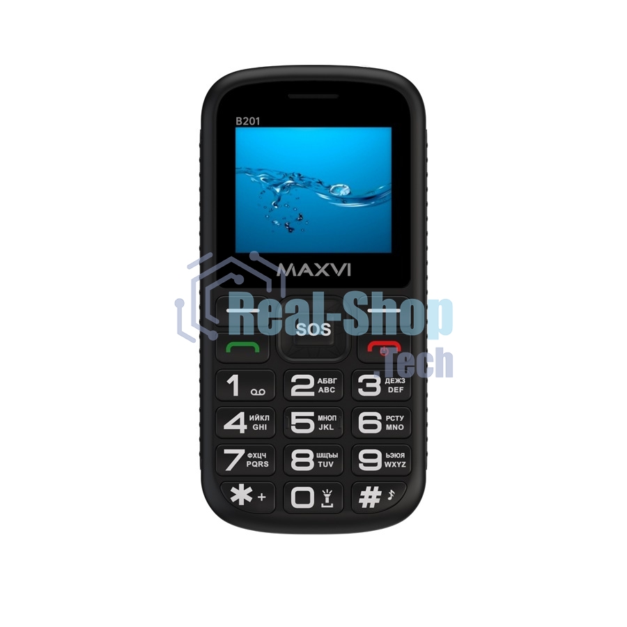 Мобильный телефон Maxvi B201 черный