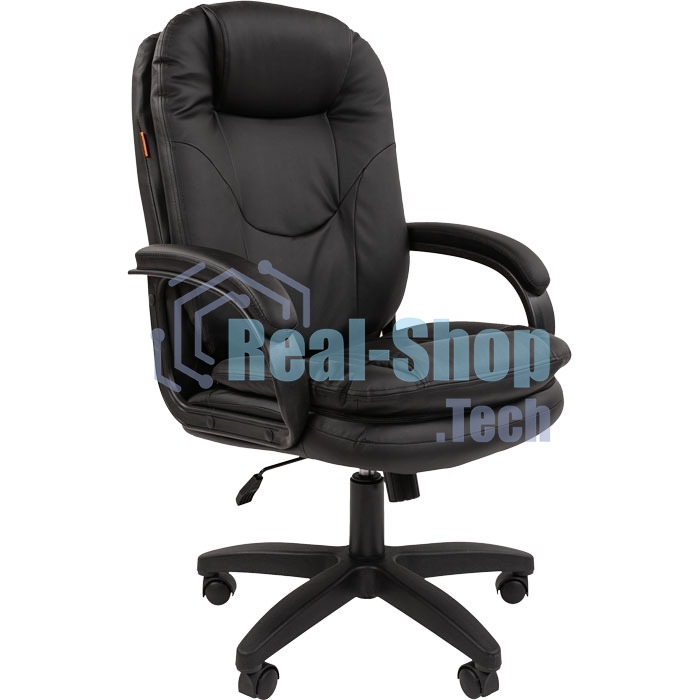 Кресло офисное Chairman 668 LT NEW экопремиум, черный
