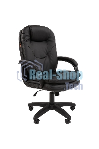 Кресло офисное Chairman 668 LT NEW экопремиум, черный