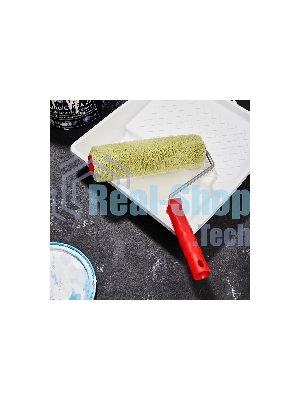 Валик Rexant полиакрил зеленый, ворс 18 мм, ширина ролика 240 мм, Ø 42 мм, бюгель 8 мм серия 