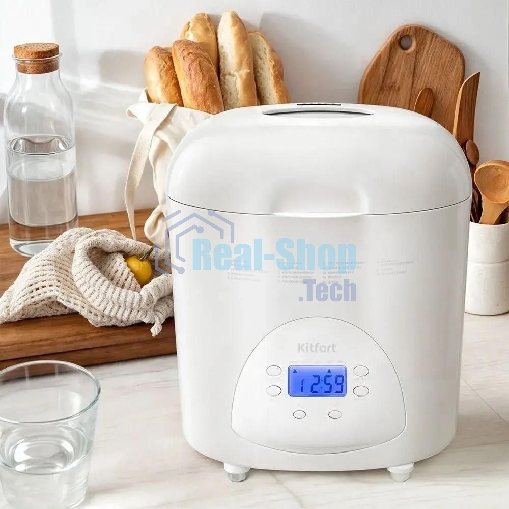 Хлебопечка Kitfort КТ-316 580Вт белый