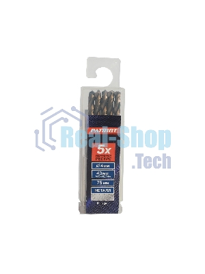 Сверло по металлу (4.0х75/43 мм; 10 шт.) EDGE by PATRIOT815010029