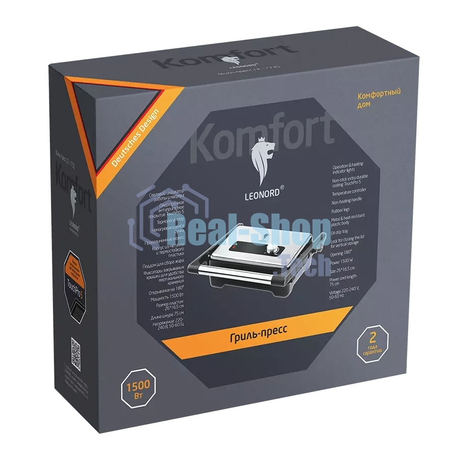 Гриль-пресс электрический LEONORD LE-1735