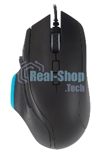 Мышь проводная Acer OMW123 черный, 6400 dpi, USB, кнопки - 8