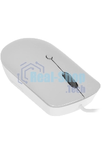 Мышь проводная Lenovo 540 светло-серый, 2400 dpi, USB-C, кнопки - 4