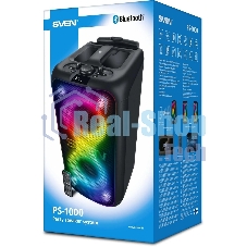 Колонка портативная SVEN АС PS-1000 черный 160W 1.0 BT/3.5Jack 8000mAh