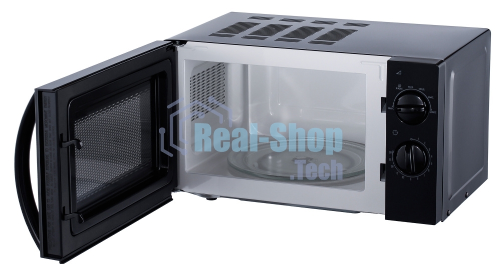 Микроволновая печь Starwind SMW2320 черный, 20 л, 700 Вт, переключатели - поворотный механизм