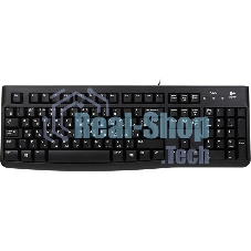 Клавиатура проводная Logitech K120 EER, USB, черный