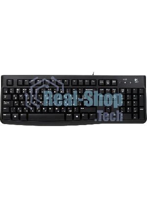 Клавиатура проводная Logitech K120 EER, USB, черный