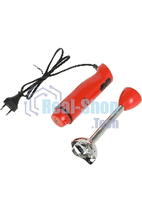 Блендер погружной Starwind SBP2201 850Вт красный/черный