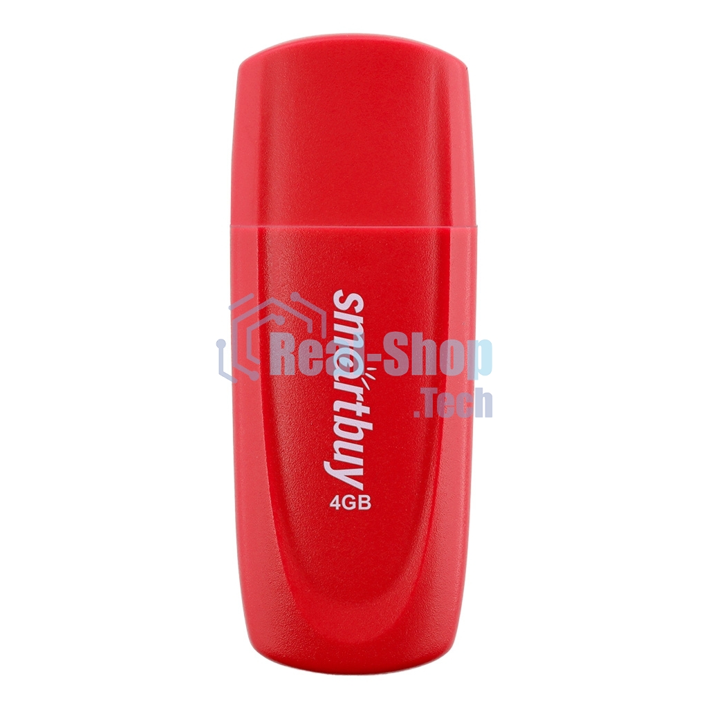 Флешка USB R/W SmartBuy R/W Scout Red (SB004Gb2SCR), 4Gb, USB 2.0, R/W 10/7, красный