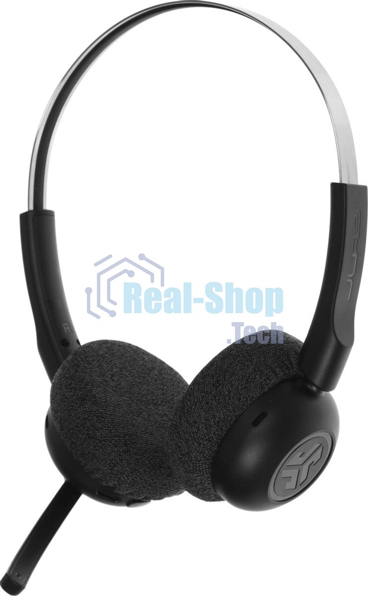 Гарнитура JLab GO Work Pop Wireless Headphones чёрный, беспроводная, Bluetooth, до 50 ч