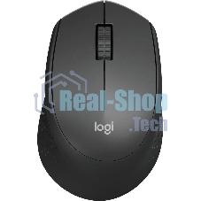 Мышь беспроводная Logitech M280 черный, 1000 dpi, радиоканал, USB, кнопки - 3