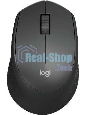 Мышь беспроводная Logitech M280 черный, 1000 dpi, радиоканал, USB, кнопки - 3