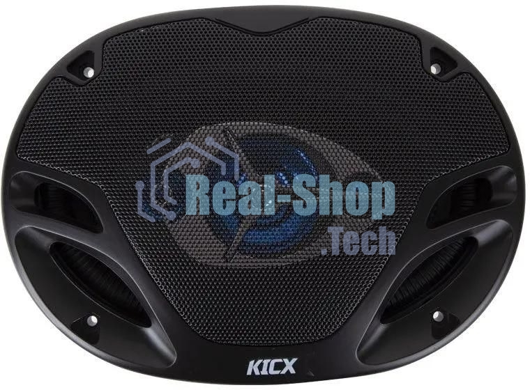 Колонки автомобильные Kicx GX-693 200Вт 92дБ 4Ом 15x23см (6x9дюйм) (ком.:2кол.) коаксиальные трехполосные