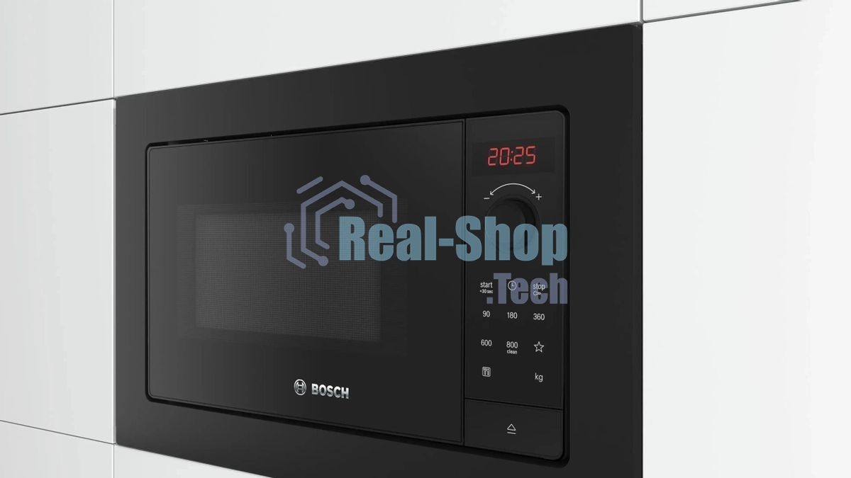Микроволновая печь Bosch BFL623MB4 черный (встраиваемая)