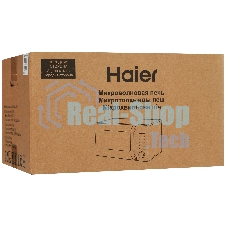 Микроволновая печь Haier HMB-DM208SA серебристый/черный, 20 л, 800 Вт, переключатели - кнопки, поворотный механизм