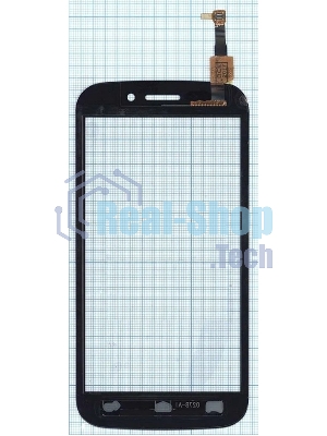 Сенсорное стекло (тачскрин) для Micromax A210 Canvas 4, черное