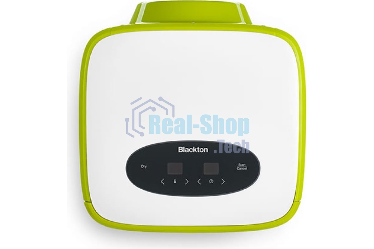 Сушилка для овощей и фруктов Blackton Bt FD1113 зеленый-белый, Мощность 400 Вт, Регулировка температуры 35-80 °С, Таймер 1-72 часа