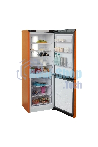 Холодильник Бирюса Б-T920NF оранжевый двухкамерный 210/100 л морозилка снизу, No Frost