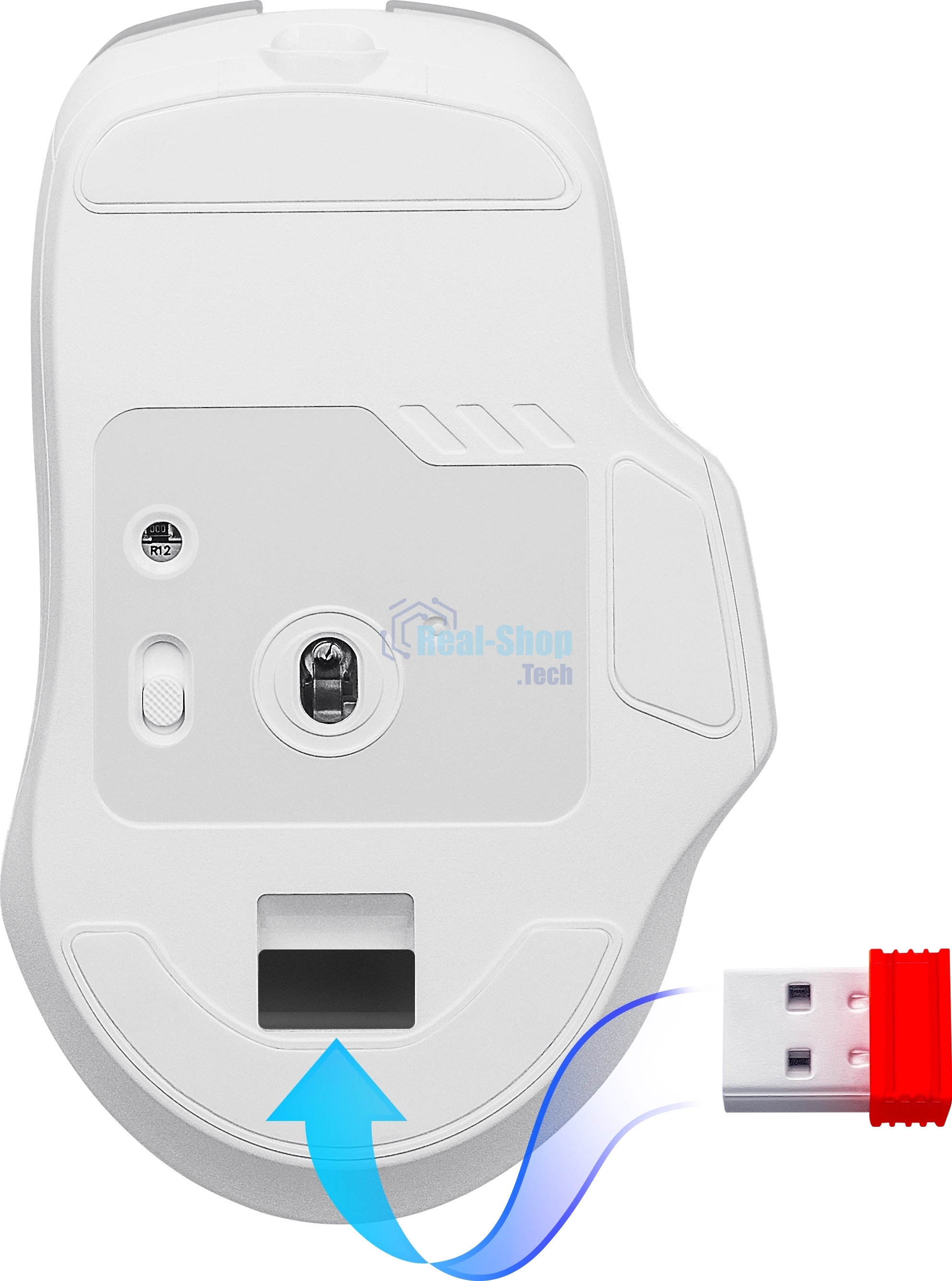 Мышь беспроводная Defender Astro Elite GM-056 белый, 3200 dpi, радиоканал, USB, кнопки - 7