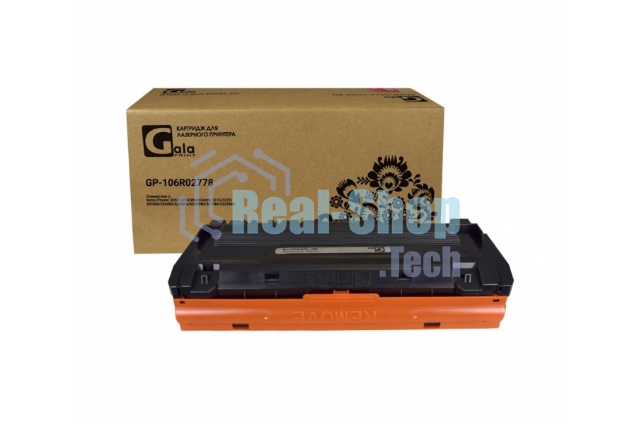 Картридж лазерный GalaPrint GP-106R02778 черный (3000 стр) для Xerox Phaser 3052/3260/WorkCentre 3215/3225/3052NI/3260DI/3260DN/3260DNI/3215NI/3225DNI (для аппаратов, выпущенных после 01.07.2017)