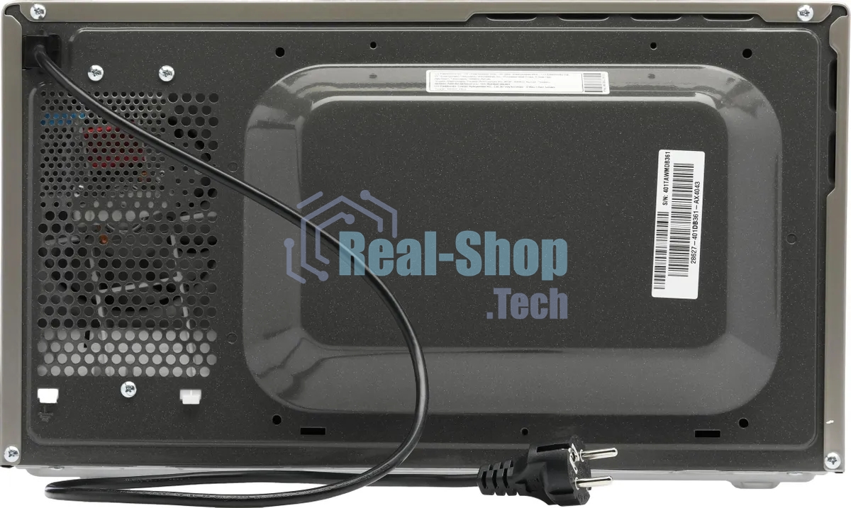 Микроволновая печь LG MW25R35GISL стальной /черный, 25 л, 1000 Вт, переключатели - сенсор