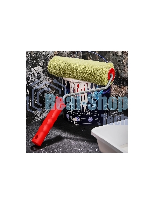 Валик Rexant полиакрил зеленый, ворс 18 мм, ширина ролика 240 мм, Ø 42 мм, бюгель 8 мм серия 