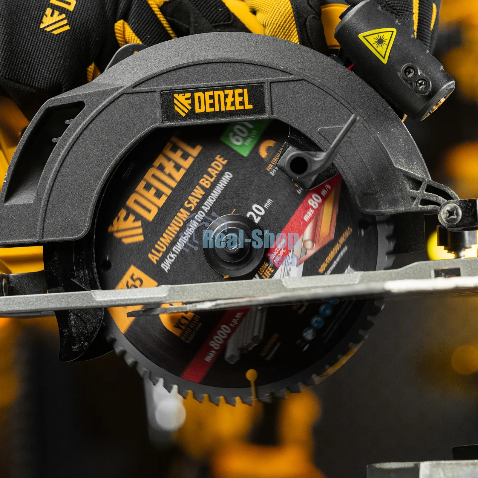 Пильный диск по алюминию Denzel ф165 х 20 мм, 60 зубьев 733747