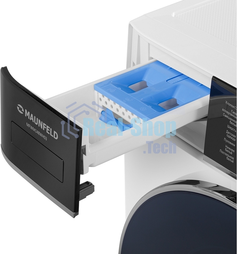 Стиральная машина Maunfeld MFWM148WH03 белый, загрузка фронтальная 8 кг, 1400 об/мин., класс: А+++