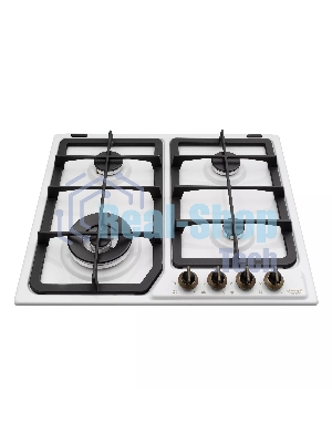 Газовая варочная поверхность DeLonghi BF 46 PRO RUS, 4 конфорки, эмаль, 8000 Вт