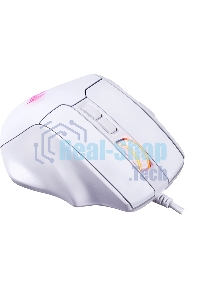 Мышь проводная REDRAGON Bullseye белый, 12400 dpi, USB, кнопки - 8
