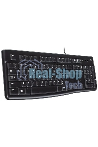 Клавиатура проводная Logitech K120 EER, USB, черный
