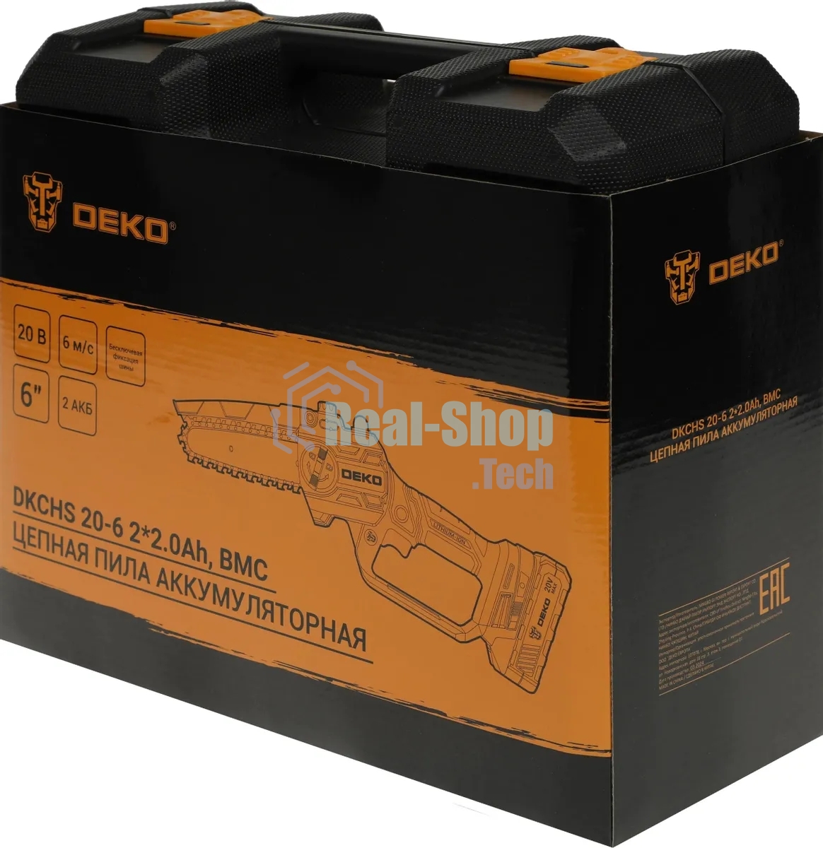 Электрическая цепная пила Deko DKCHS 20-6 (063-4307-1)