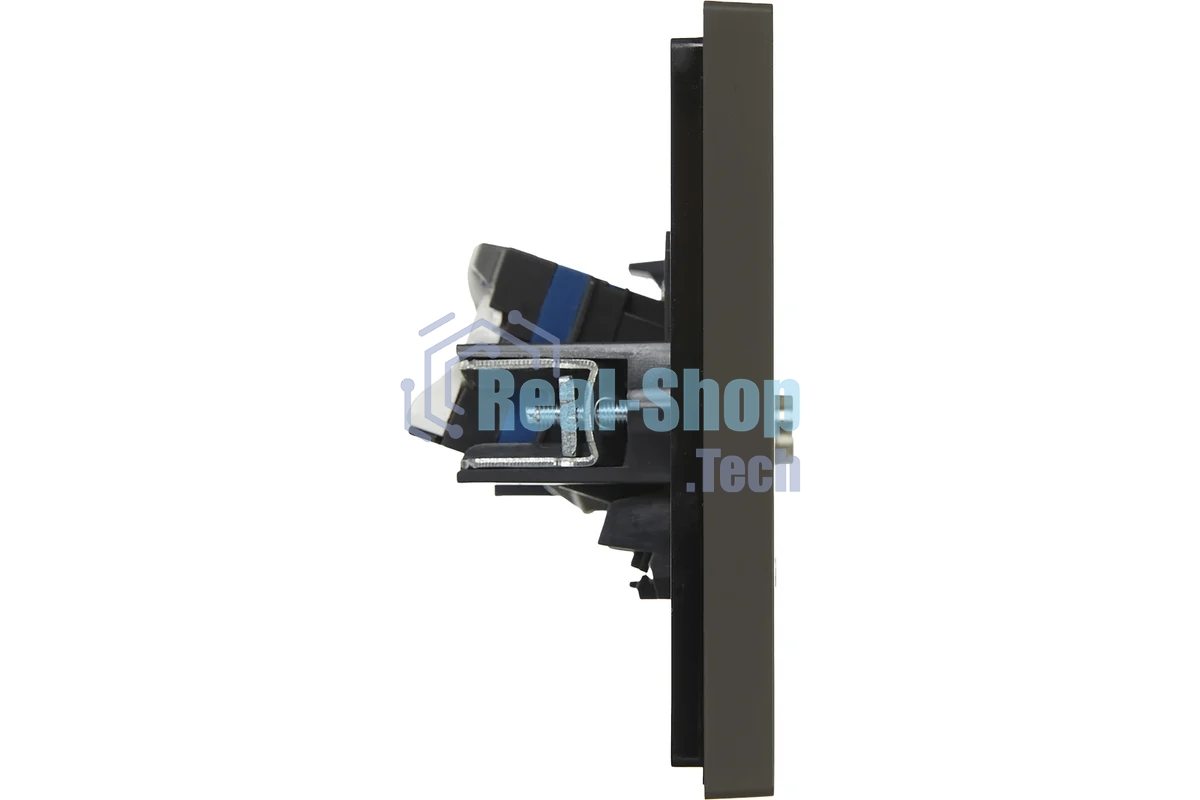 Розетка двойная TV+RJ45 кат.6 IEK FORTE&PIANO FP337 серый