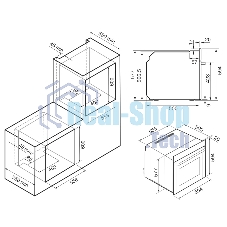 Духовой шкаф электрический Krona ONORE 60 WH G2 белый